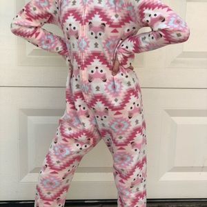 Justice fox pink onesie